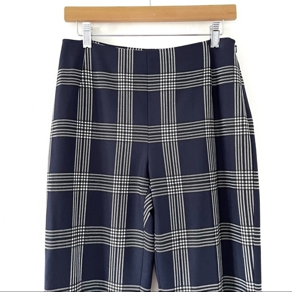 Lela Rose Plaid Stretch Wool Jacket & Pants Set - Picture 7 of 16